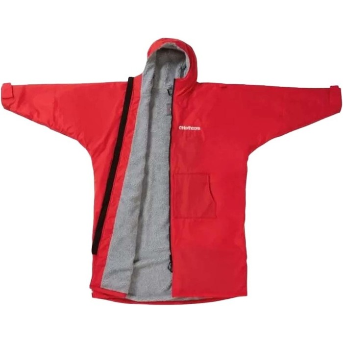 2024 Northcore Beach Basha Sport Long Sleeve Changing Robe & 40L Dry Bag Bundle NC2467 - Red / Black